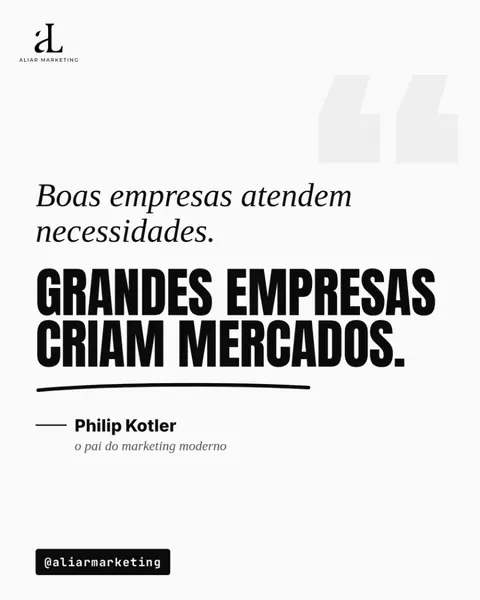 Post: grandes empresas criam mercados
