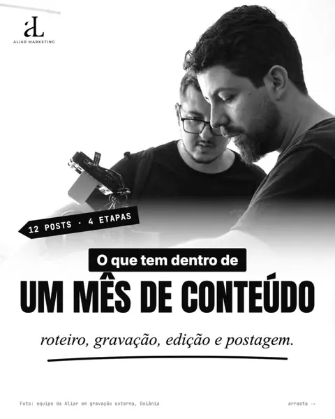 Carrossel: o que tem dentro de um mês de conteúdo