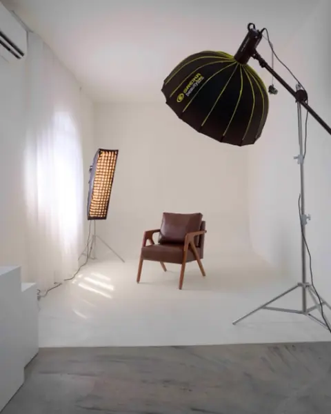 Reel: do setup ao clique final no fundo branco