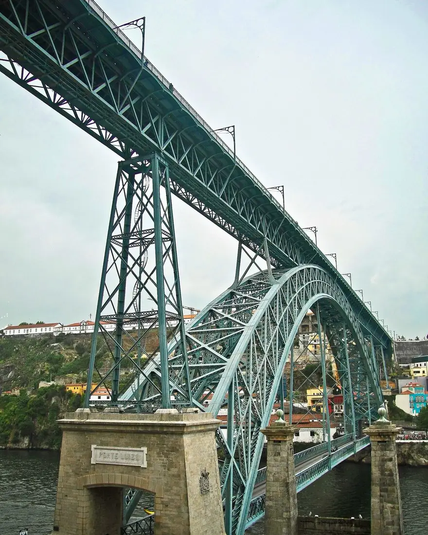 Ponte Luís I sobre o rio Douro, no Porto