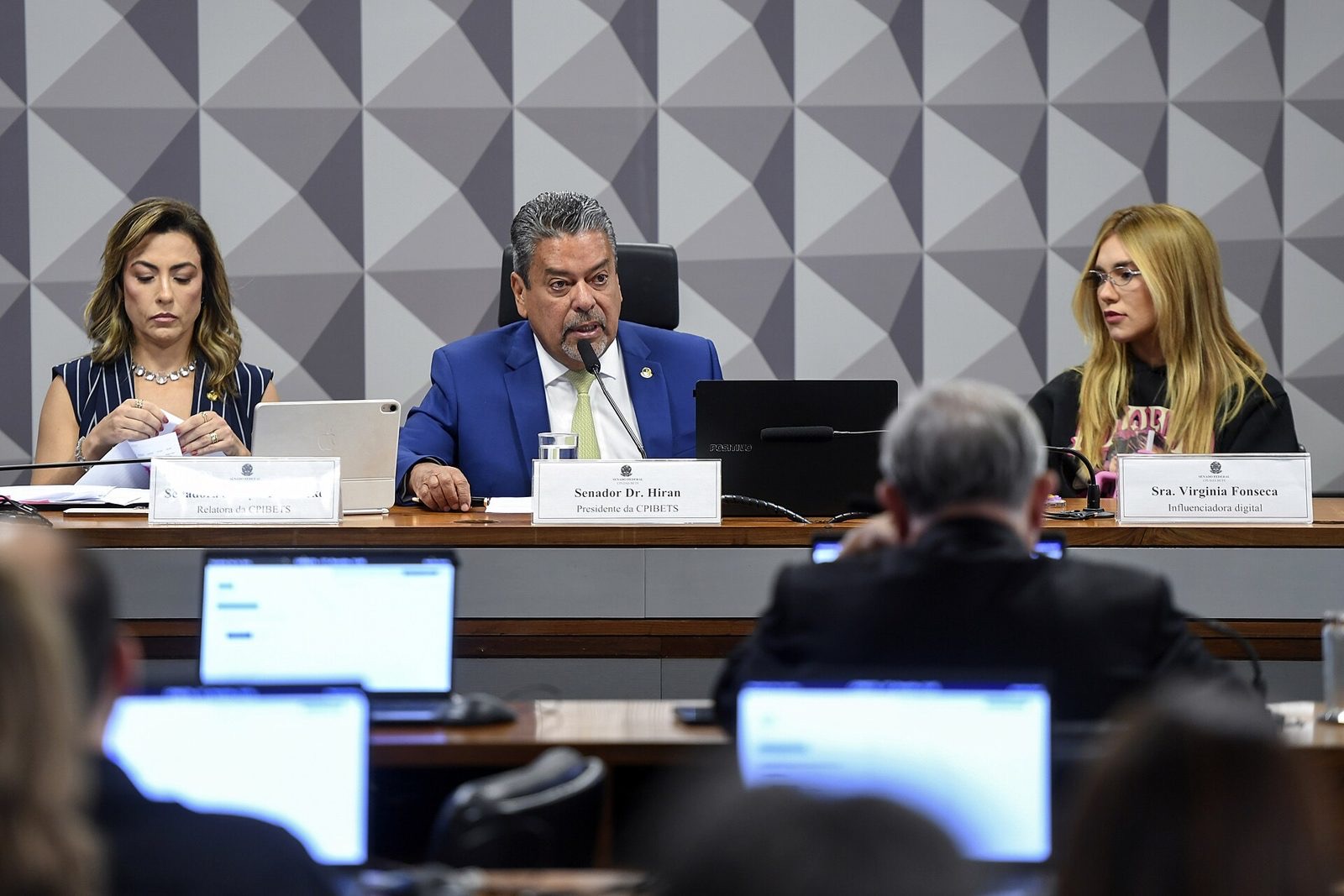 Sessão da CPI das Bets no Senado Federal
